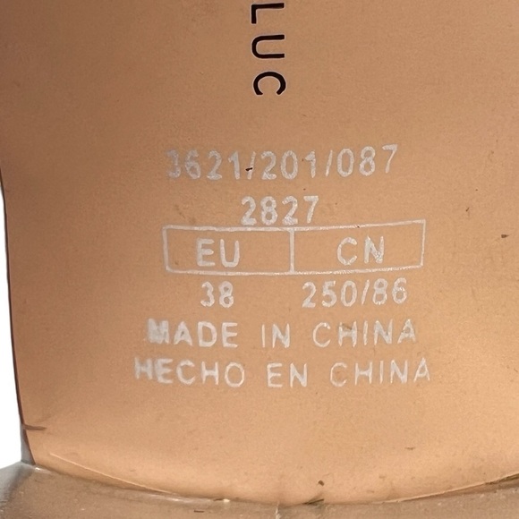 Zara Trafaluc Silver Jelly Strap Block Heel Square Toe Sandals Size 38 Women's - Picture 10 of 10